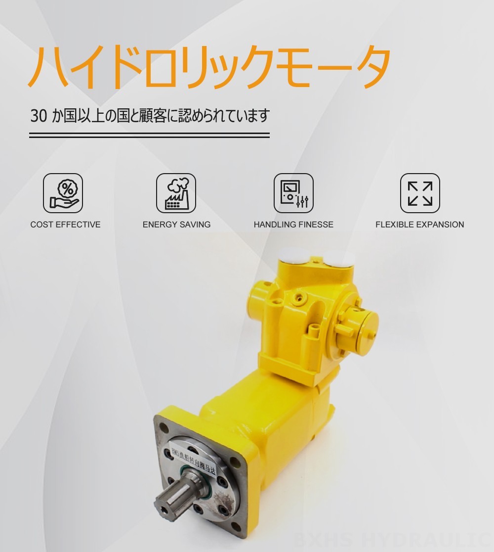 BM5_漁船操舵弁モータ 130 cc/r 75 Lpm 油圧モータ